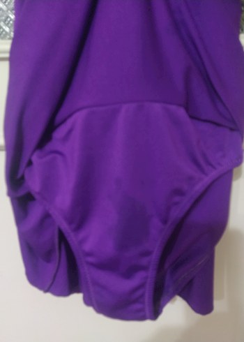 Mor Pilili Midi Kadın Mayo - Görsel 3