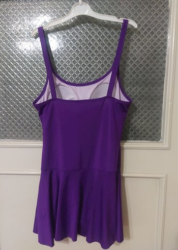 Mor Pilili Midi Kadın Mayo - Görsel 2