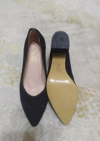 Siyah Stiletto Topuklu Kadın Ayakkabı - Görsel 3