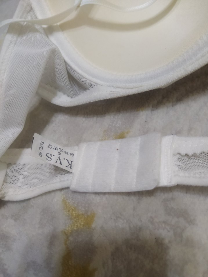 Beyaz Minimalist Midi Sütyen biri 80 biri 90 beden - Görsel 3