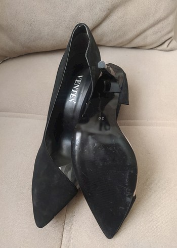 39 Beden Diger Siyah Stiletto Kadın Ayakkabı