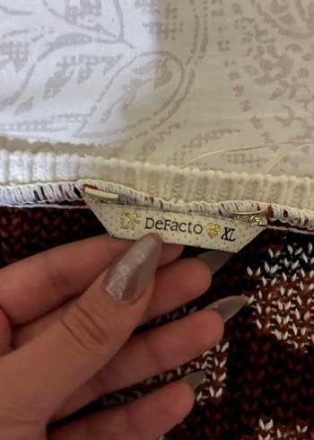 Leopar Desenli Kadın Triko Kazak - Görsel 3