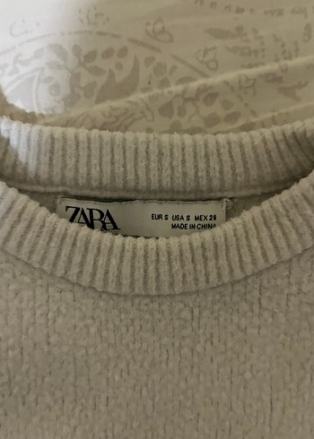 Kadın Gri Triko Uzun Kollu Kazak - Görsel 3