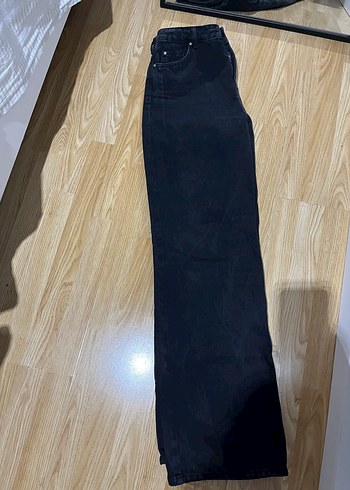 Trendyol & Milla Kadın Siyah wide leg Jean