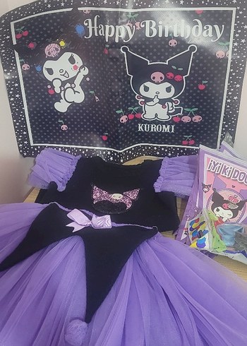 Mor Kuromi Temalı Alt Üst Takım