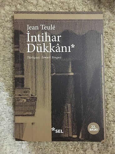 Jean Teule İntihar Dükkanı son basım