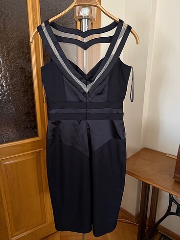 Siyah mezuniyet özel gün elbisesi - Görsel 3