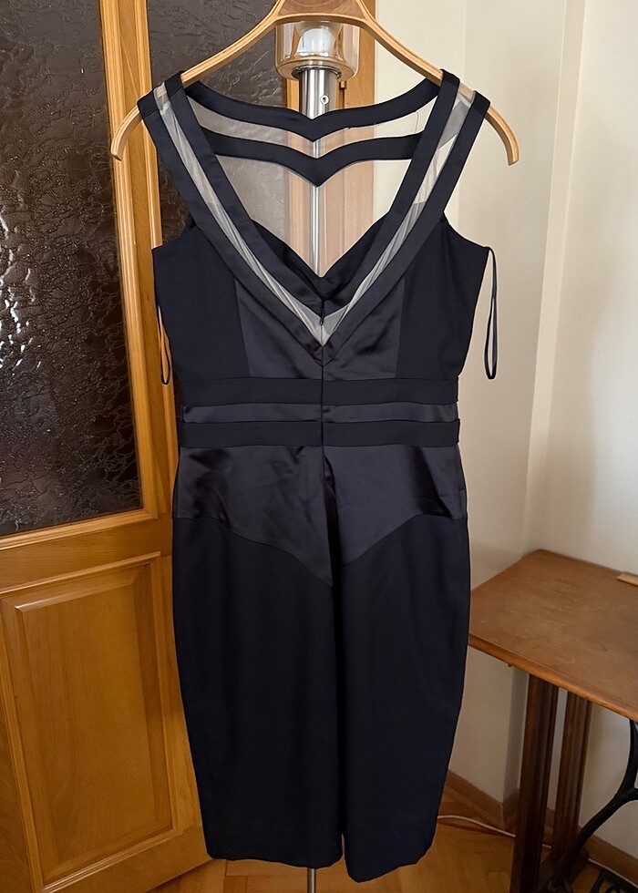 Siyah mezuniyet özel gün elbisesi - Görsel 3