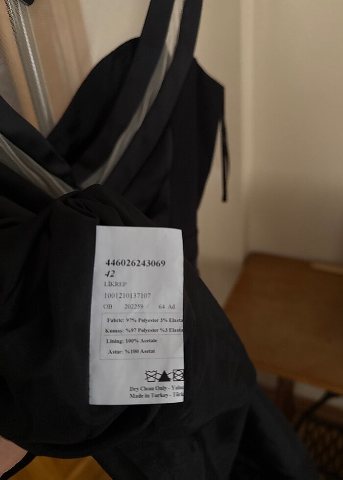 Siyah mezuniyet özel gün elbisesi - Görsel 5