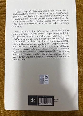 Mübarek Toprak - Pearl S. Buck