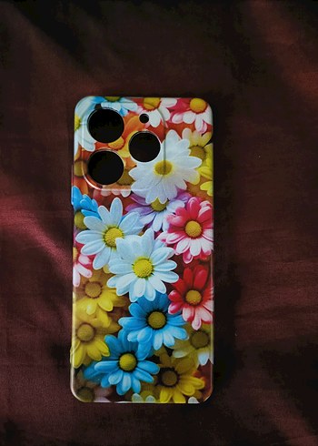 Parlak Renkli Papatya Desenli Telefon Kılıfı - Görsel 4