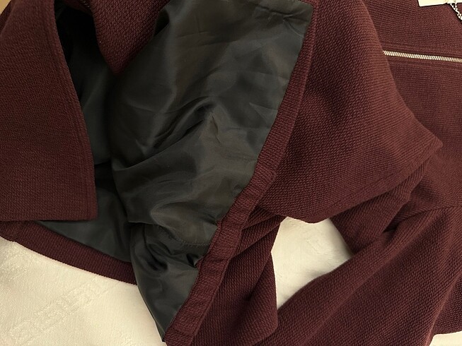 xl Beden bordo Renk uzun hırka