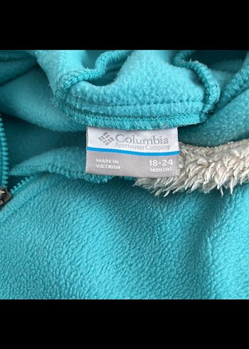Turkuaz Columbia Fermuarlı - Görsel 3