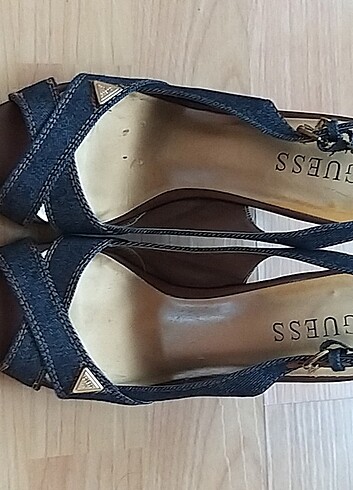 Guess ORJ GUESS PLATFORM TOPUK SANDALET- 37