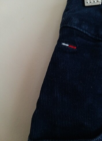 Tommy Hilfiger ORJ TOMMY HILFIGER KADİFE MİNİ ETEK- S