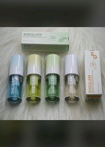 SHEGLAM Pastel Çok Renkli Dudak Parlatıcısı Seti