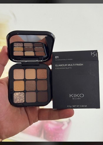 KIKO Glamour Multi Finish 01 Göz Farı Paleti