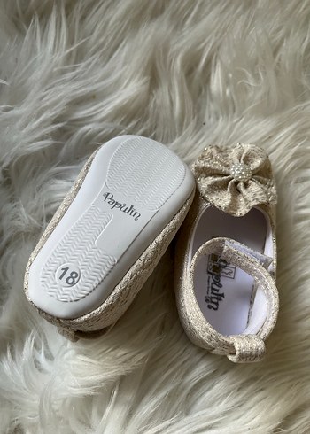 Kız Bebek Beyaz Fırfırlı İlk Adım Ayakkabısı - Görsel 3