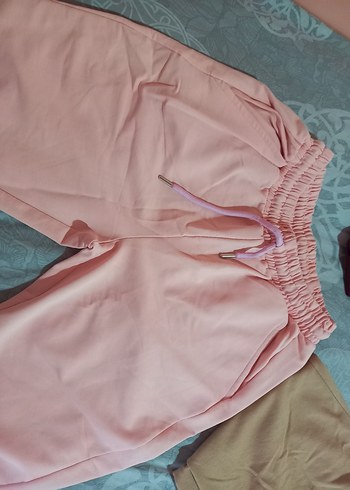 Pembe Rahat Kesim Kadın Eşofman Altı - Görsel 3