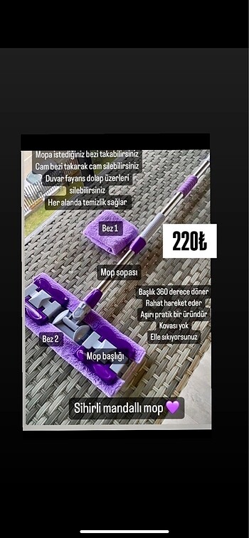 Mandallı Mop #mandallımop#mop