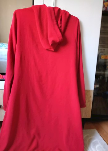 Kırmızı kapişonlo tunik - Görsel 2