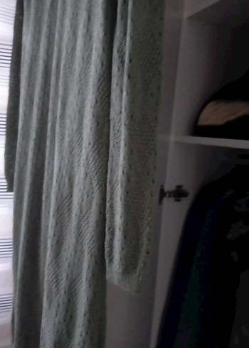 Gri Bohem Uzun Kollu Örgü Elbise - Görsel 3