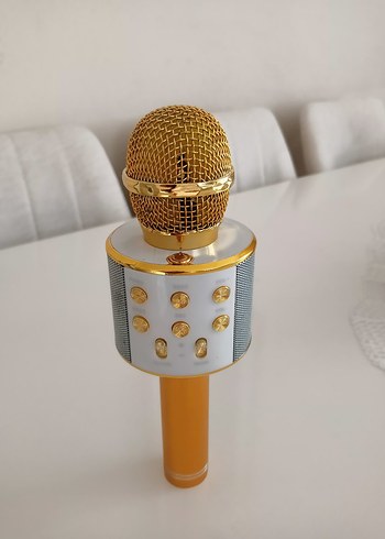 Altın Renkli Kablosuz Mikrofon - Görsel 3