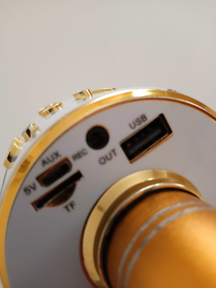 Altın Renkli Kablosuz Mikrofon - Görsel 4