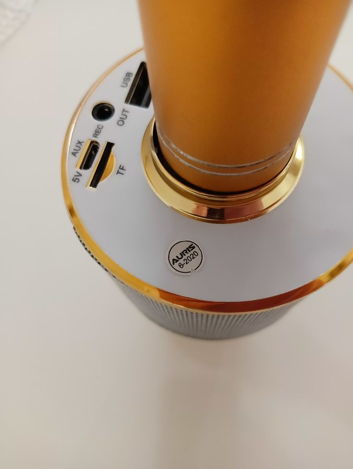 Altın Renkli Kablosuz Mikrofon - Görsel 2