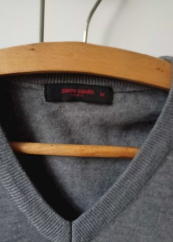 Pierre Cardin Gri Pamuklu Erkek Triko - Görsel 6