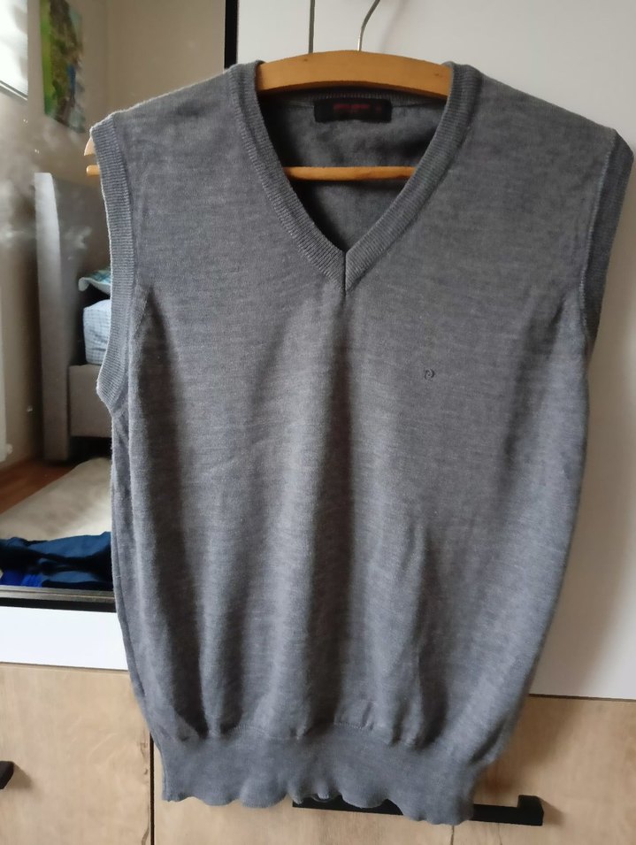 Pierre Cardin Gri Pamuklu Erkek Triko - Görsel 3