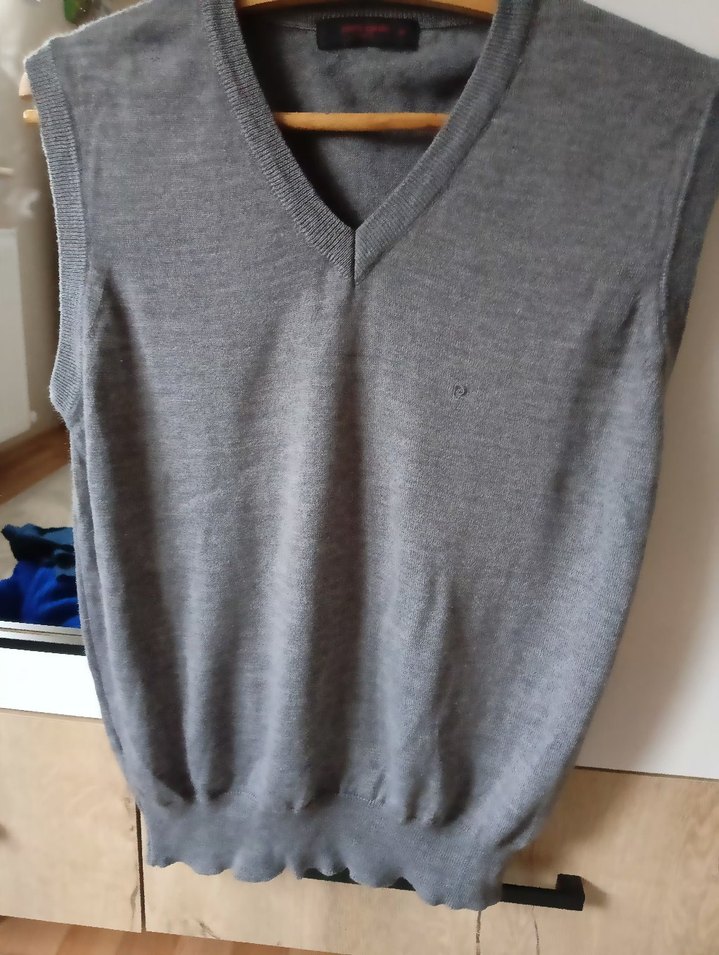 Pierre Cardin Gri Pamuklu Erkek Triko - Görsel 4