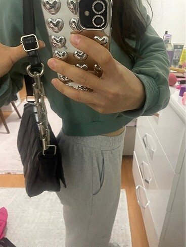 Siyah şık çanta - Görsel 3