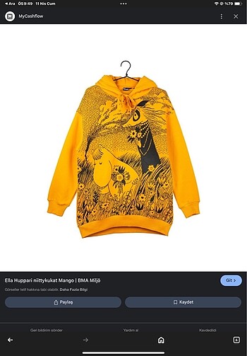 Ella Huppari niittykukat sweatshi