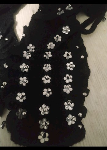 Diğer Siyah Örgü Gotik Kadın çetik