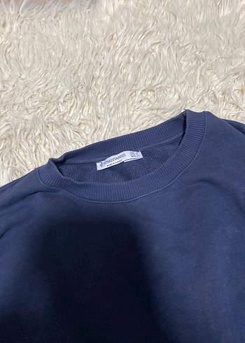 s Beden Kadın Mavi Uzun Kollu Sweatshirt