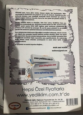  Yds test kitabı 