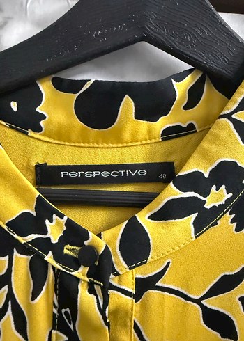 Sarı Siyah Desenli Uzun Bohem Tunik - Görsel 2