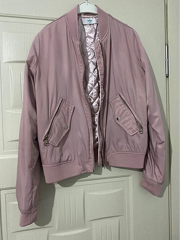 xs Beden pembe Renk Bomber ceket