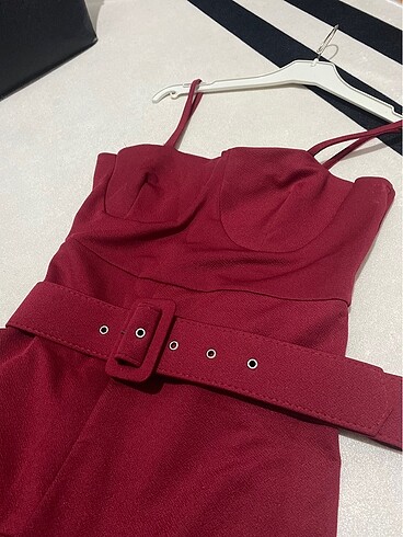 38 Beden bordo Renk Kalem elbise