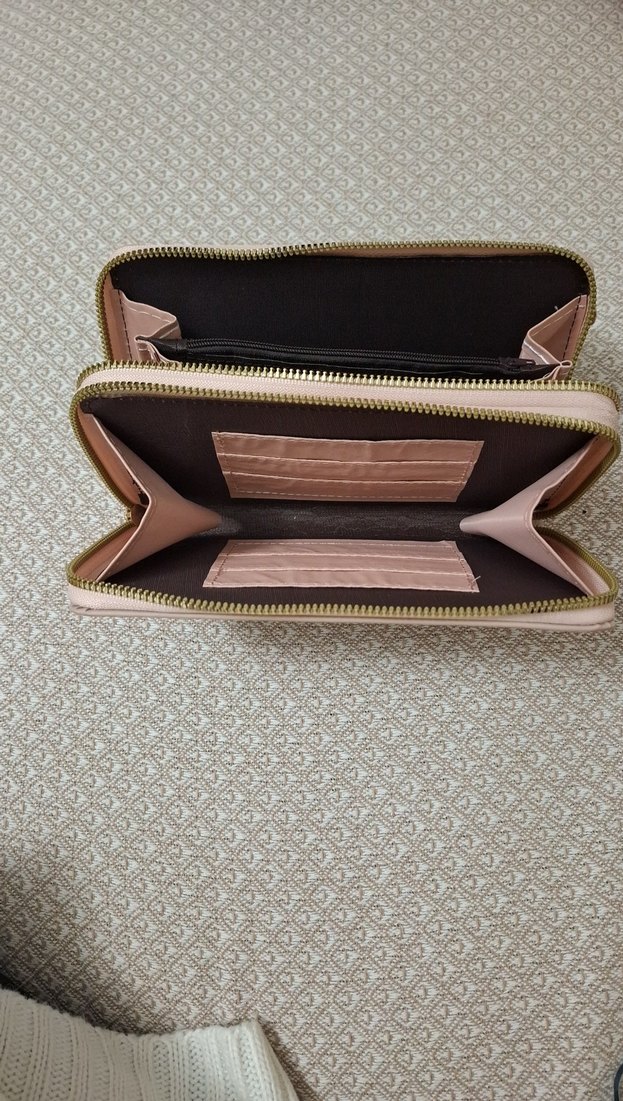 Bej Nakışlı Deri Kadın Çapraz Çanta - Görsel 3