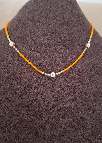 Renkli Boncuklu Mini Bohem Kadın Kolye - Görsel 2