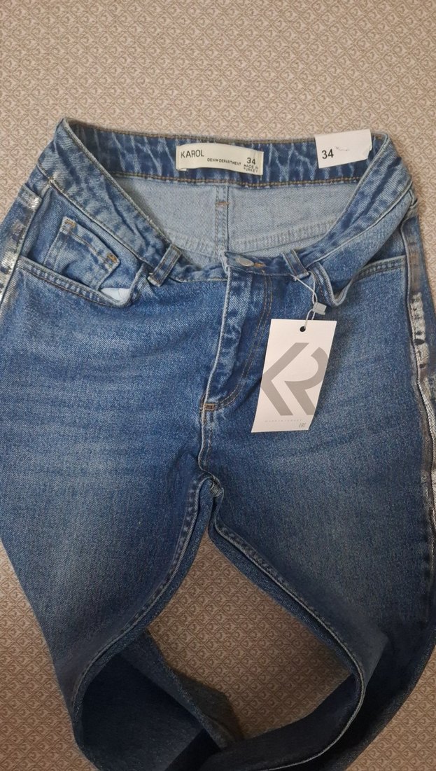 Kadın Mavi Jean - Görsel 5