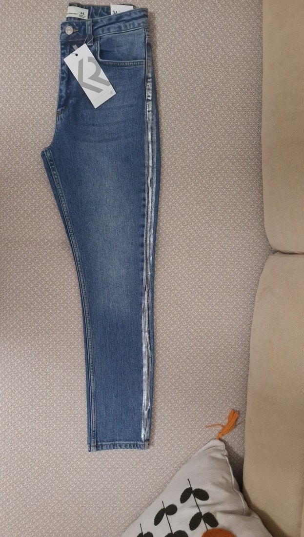 Kadın Mavi Jean - Görsel 3