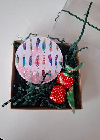 Hediyelik/Çanta içi/Pırıltılı - Kapaklı Ayna
(ADET FİYATIDIR!) - Görsel 7