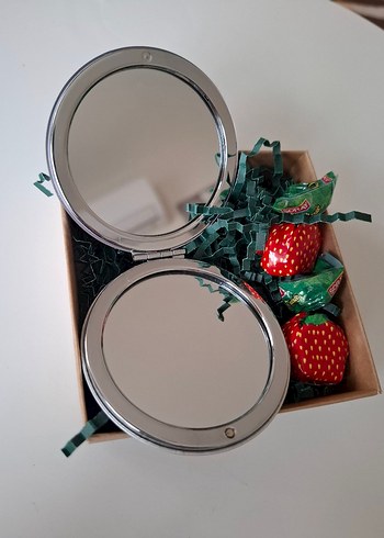 Hediyelik/Çanta içi/Pırıltılı - Kapaklı Ayna
(ADET FİYATIDIR!) - Görsel 3