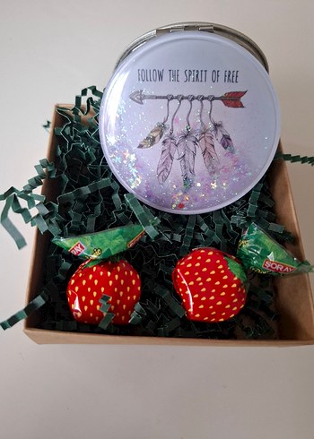 Hediyelik/Çanta içi/Pırıltılı - Kapaklı Ayna
(ADET FİYATIDIR!) - Görsel 2