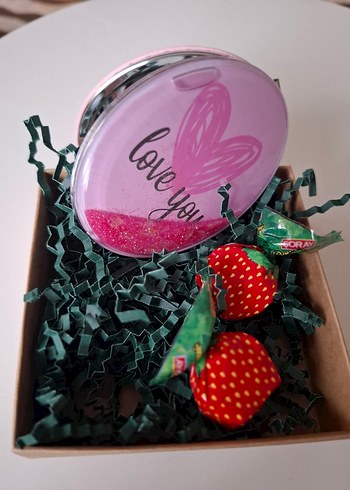 Hediyelik/Çanta içi/Pırıltılı - Kapaklı Ayna
(ADET FİYATIDIR!) - Görsel 5