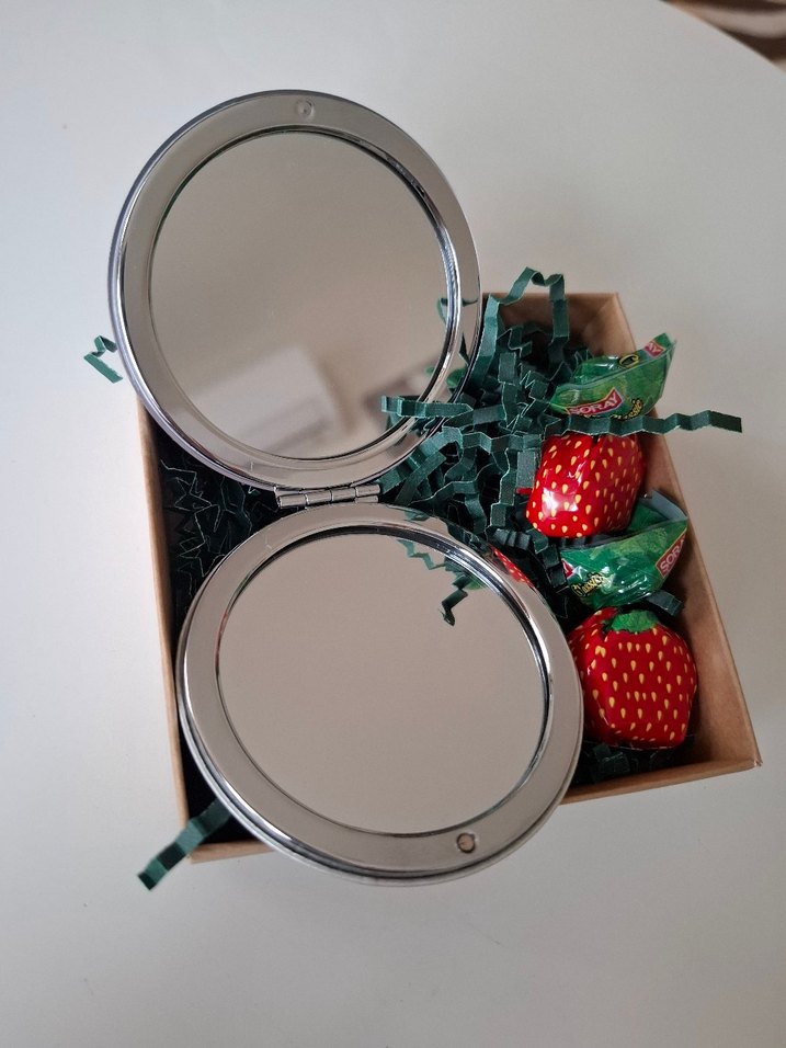 Hediyelik/Çanta içi/Pırıltılı - Kapaklı Ayna
(ADET FİYATIDIR!) - Görsel 3