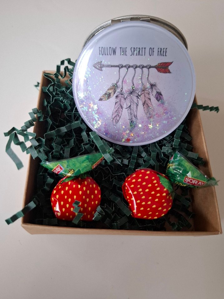 Hediyelik/Çanta içi/Pırıltılı - Kapaklı Ayna
(ADET FİYATIDIR!) - Görsel 2